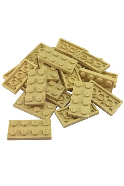 LEGO Original Moc Custom Accessory Creator Plate 2 X 4 Flat Brick Tan 8 Pieces Will Be Sent