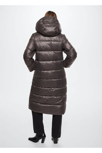 MANGO Woman Kruvaze Kapitone Anorak