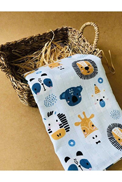 JUNİPERUS 3 Pieces 110x110 Multi-Purpose Muslin Cloth Cover Blanket