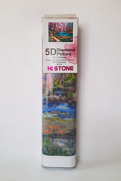 histone 5d Elmas Taş Işleme Kiti 30x40 Cm Nehir Desen