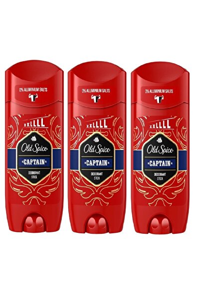 Old Spice Erkek Captain Büyük Boy Stick 85 Ml X 3 Adet