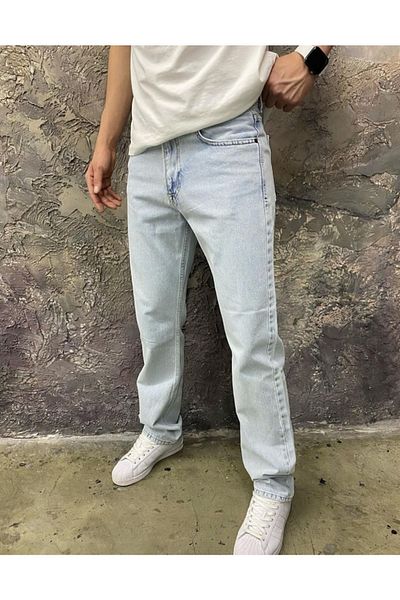 Butik Karaca Ανδρικό παντελόνι με φαρδύ τζιν με βούτυρο