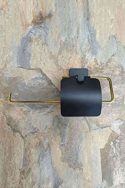 Mayaglory Suport pentru hârtie de sine stătător cu capac adeziv din aur negru...