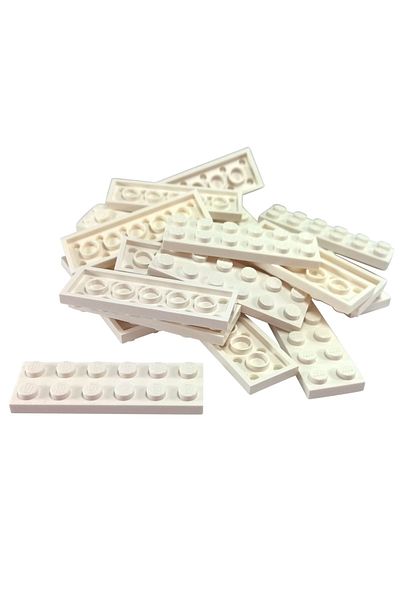 LEGO Original Moc Custom Accessory Creator Plate 2 X 6 Flat Brick White 4 Pieces Will Be Sent