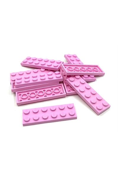 LEGO Original Moc Custom Accessory Creator Plate 2 X 6 Flat Brick Light Pink 4 Pieces Will Be Sent