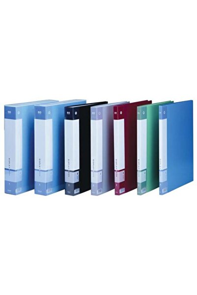 KRAF ملف عرض A4 100 قطعة أحمر