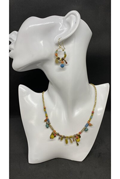 Porsuk Alternatif Handmade Authentic Pendant Earrings