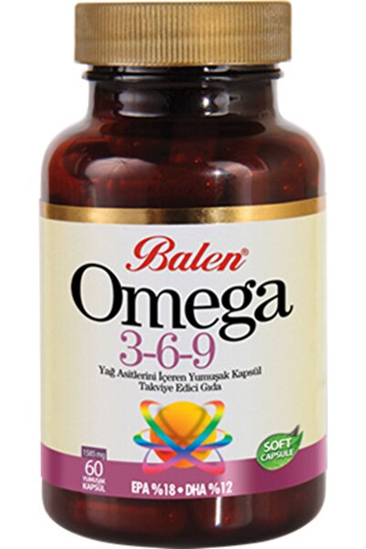 Balen أحماض الأوميجا 3-6-9 الدهنية - كبسولة ناعمة 1585 مجم * 100