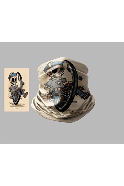 Buffalo قناع راكب الدراجة النارية بتصميم ركوب الدراجات، طوق رقبة خارجي للجنسين، باندانا