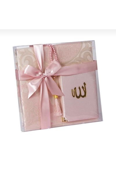 Classy Prayer Rug Yasini Şerif Rosary Set