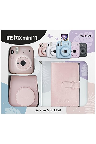 Fujifilm Instax Mini 11 Laporta Albümlü Pembe Kit