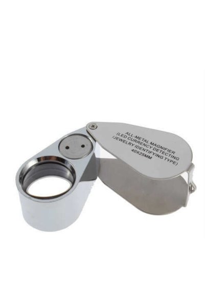 Generic Brand Special Boxed Metal Lighted Lup Magnifier 40x25 cm No:9890