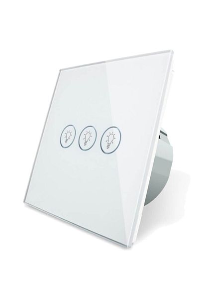 ALPSMART Alp Smart As-873Eu Touch Triple Wi-Fi Smart Wall Switch
