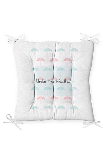 Realhomes Baby Room Pofidik Chair Cushion with Cute Teddy Bear on a White Background