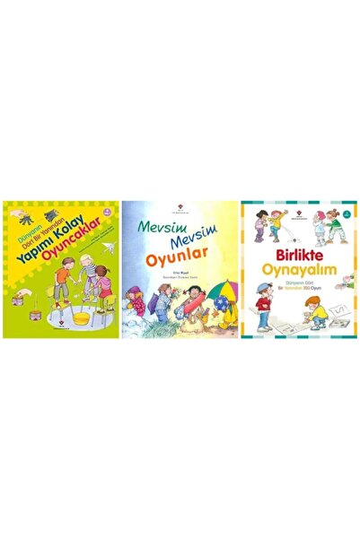 Tübitak Yayınları مجموعة كتب الألعاب والألعاب من Tübitak مكونة من 3 كتب