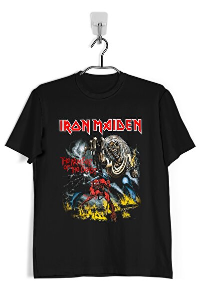 Tişört Mania Iron Maıden_2 Siyah T-shırt