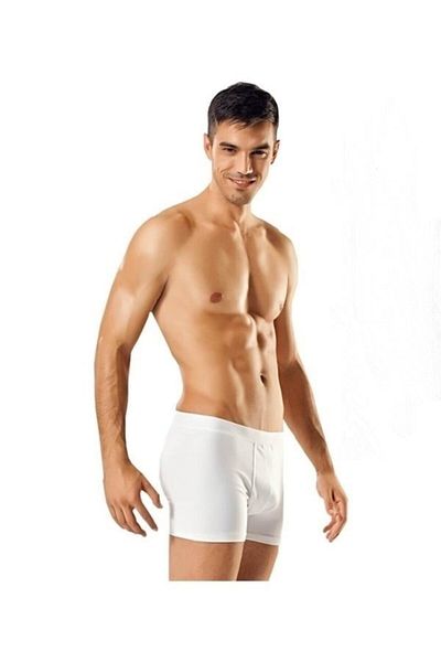 Tutku Ανδρικό λευκό Lycra Boxer 2-pack