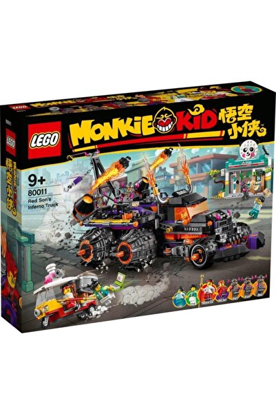 LEGO مونكي كيد 80011 شاحنة الجحيم الحمراء للابن