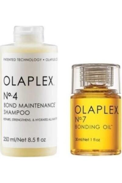 Olaplex No:4 Bakım Şampuan 250 ml - No: 7 Bakım Yağı 30 ml