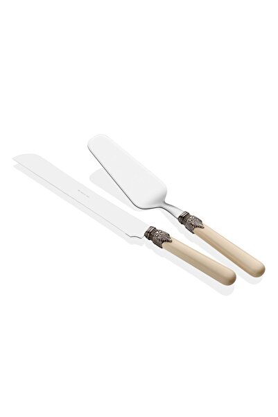 RİVADOSSİ SANDRO Rivadossi Classic Krem Pasta Servis Seti