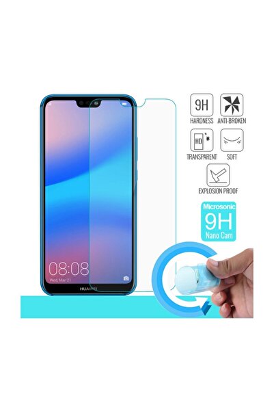 Huawei P20 Lite Ekran Koruyucu Kırılmaz Esnek Nano Cam Film Screensaver