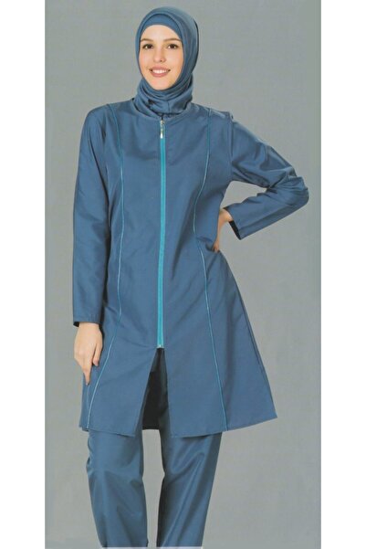 Fersan Tam Kapalı Uzun Tesettur Mayo