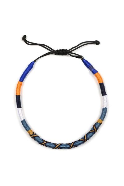 Klotho Design Multicolored Knitted Children's Anklet