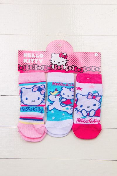 Hello Kitty 3 Pack Socks