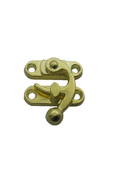 Çeşitli Box Lock 4 Pieces Gold Yellow Chest Lock Small Size Hobby Lock Safety...