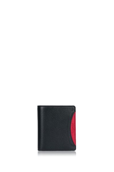 CENGİZ PAKEL Men's Wallet 13660 - Genuine Leather, Black