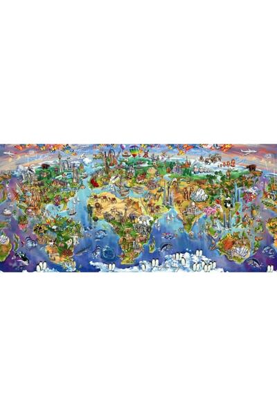 RAVENSBURGER 2000 Parça Dünya Harikaları Panorama Puzzle