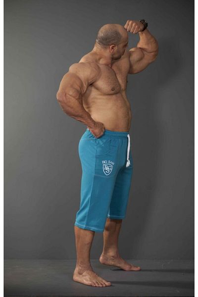 Big Sam Cotton Blue Capri Shorts 1644