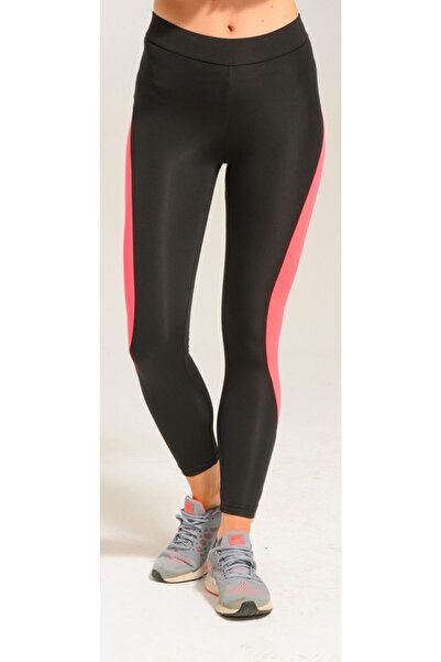 Mary Lüx Kadın Siyah Neon Damla Parça Tayt