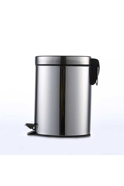 Turansan Πεντάλ Μεταλλικός Κάδος Απορριμμάτων 5lt