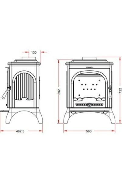 Genel Markalar Invicta Seville 2 Döküm Odun Sobası