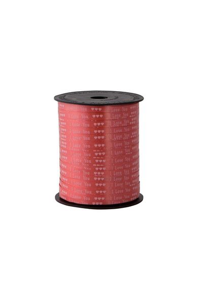 Helvacıoğlu Wagon Rabant (ράφι) 5 mm X 200 μέτρα κόκκινο I Love You 4061 (Συσκευασία των 2)