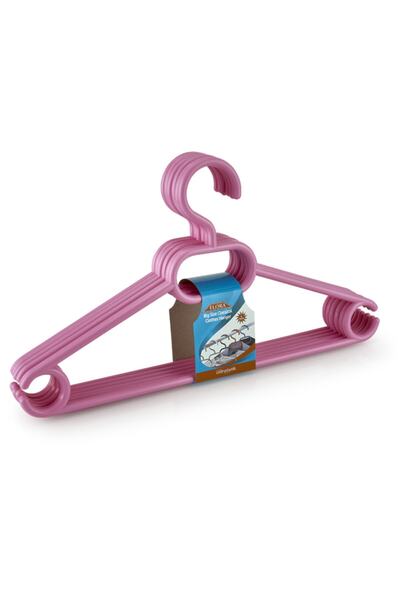 Flora F316 Büyük Boy Klasik Askı 6'lı Gri