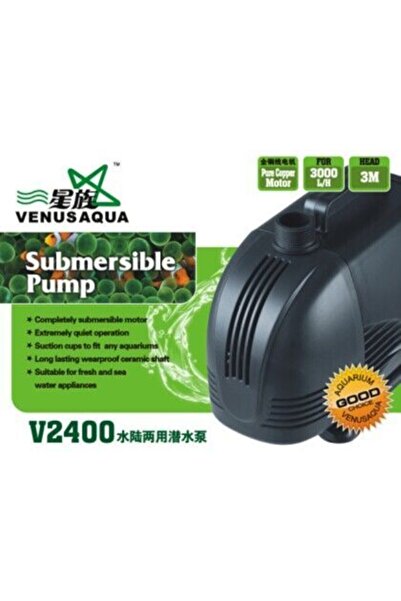 Venusaqua V2400 Akvaryum Sump Kafa Motoru 3000 Lt / H 60w