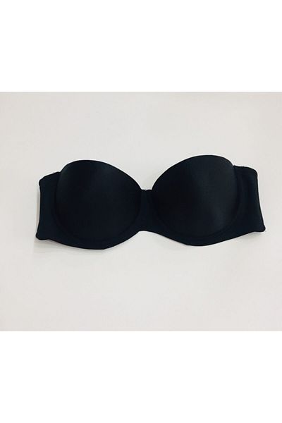 Orkide Women's Black Strapless Padded Bra