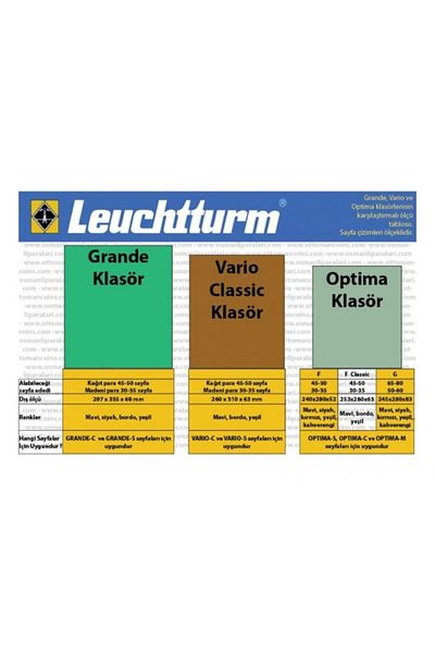 Leuchtturm مجلد أوبتيما العريض (الزاوي)