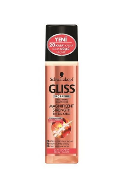 Gliss Liquid Conditioner for Easy to Break Hair - Magnificent Strength 200 Ml