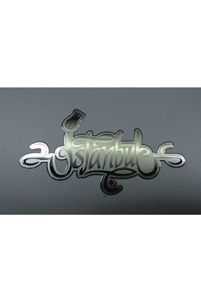 Sino Thincut Metal Sticker Istanbul Logo 4cm X 6 Cm