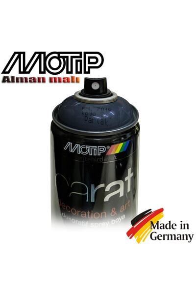 Motip Sprey Boya Carat Ral 7015 - Parlak Koyu Gri