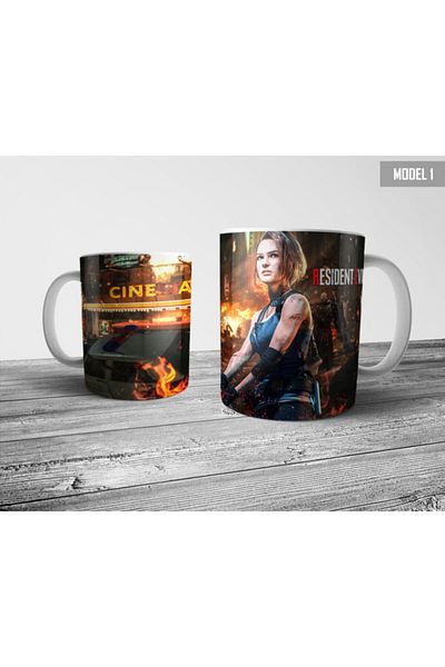 Pixxa نماذج أكواب كوب Resident Evil 3
