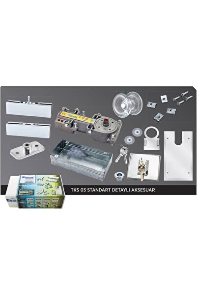 Genel Markalar Teksan Cam Kapı Hidrolik Motor Standart Detay Aksesuar Seti Tks 03
