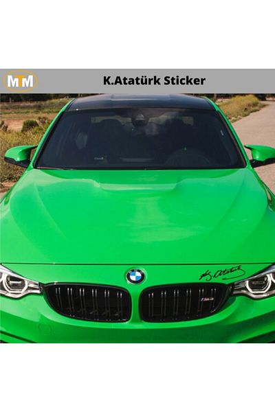 AVMmarketim Autocolant Kemal Ataturk 15 Cm