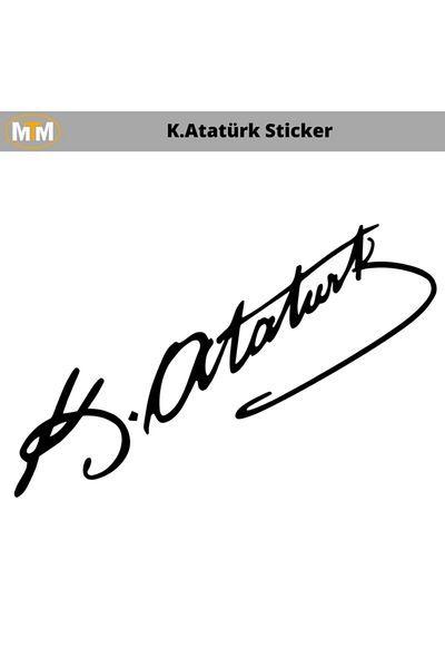 AVMmarketim Autocolant Kemal Ataturk 15 Cm