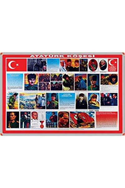 Genel Markalar Atatürk Köşesi Metal Çerçeveli 70x100 Pan501