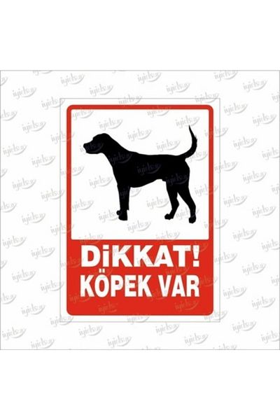 İyi Olsun 2 قطعة 15x21 سم بولي كلوريد الفينيل علامة تحذير للكلاب