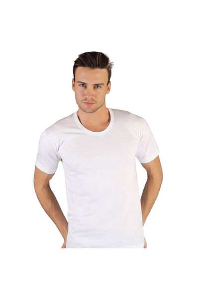 Tutku Tricou alb pentru bărbați, 6 bucăți, cu decolteu